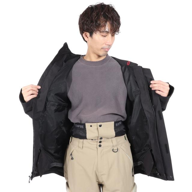 BonFire(BonFire)スノーボード ウェア ジャケット オートシェルジャケット BBFW230006 BLK(Men…_7