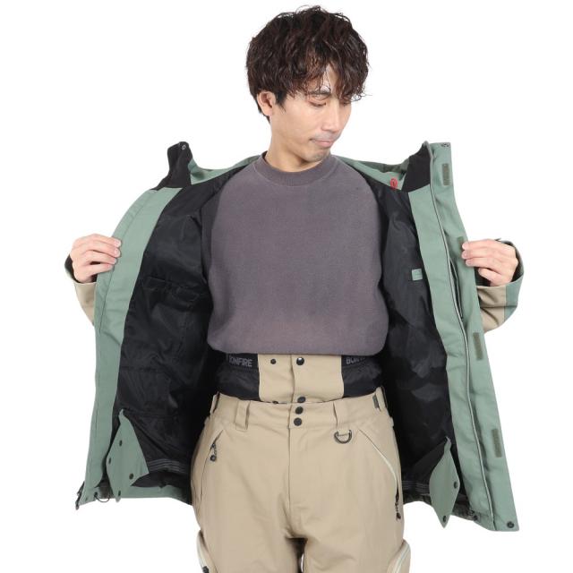 BonFire(BonFire)スノーボード ウェア ジャケット オートシェルジャケット BBFW230006 KHK(Men…_7
