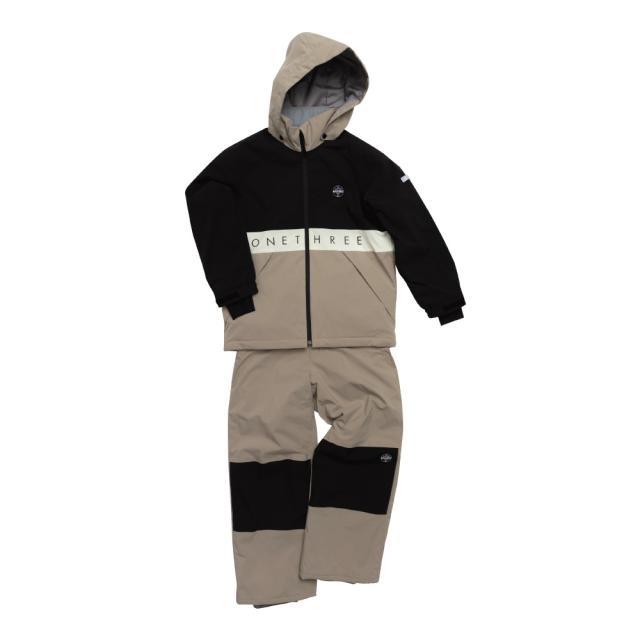 ワンスリー(ONE THREE)ジュニア スノーボードスーツ 上下セット OTS77600 009186(Jr)