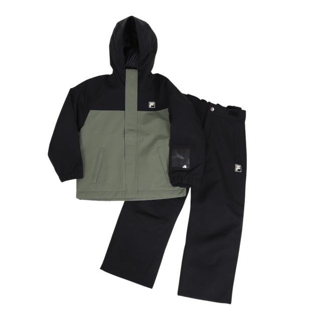 フィラ(FILA)ジュニア 切替スノーウェア 上下セット 145721-KH(Jr)
