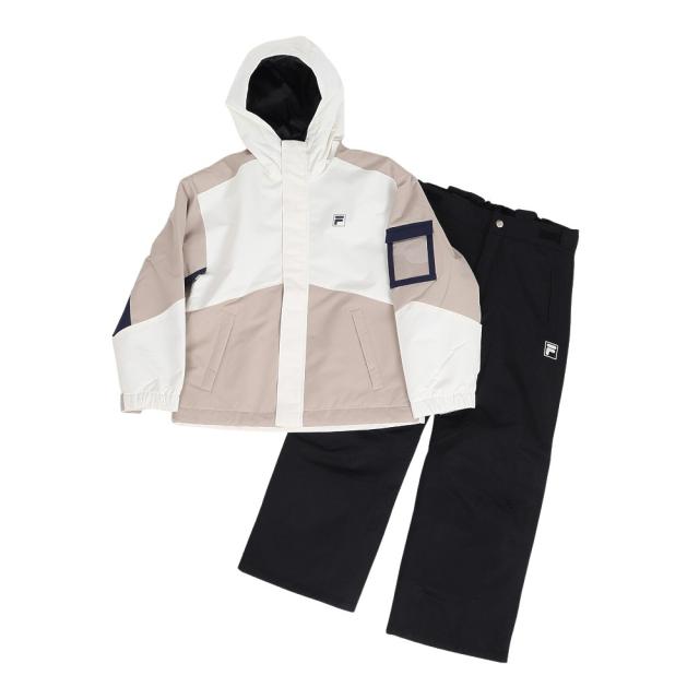 フィラ(FILA)ジュニア 2段切替スノーウェア 上下セット 145722-BN(Jr)