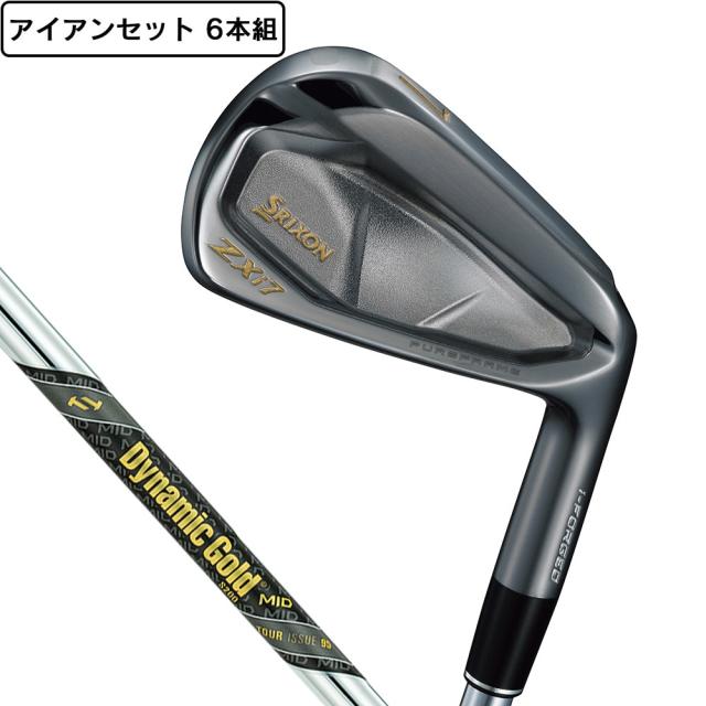 スリクソン(SRIXON)ZXi7 ブラック アイアンセット 6本(5I〜9I、PW)Dynamic Gold MID 95 …