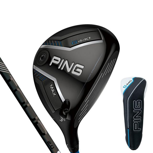 ピン(PING)G440 MAX フェアウェイウッド(7W ロフト21度)PING TOUR 2.0 BLACK 65(Men…