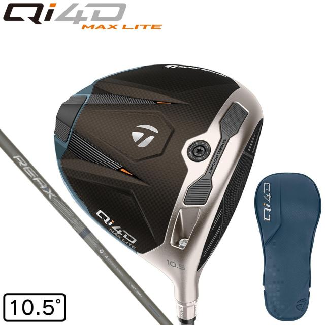 テーラーメイド(TAYLORMADE)Qi4D MAX LITE ドライバー(1W ロフト10.5度)REAX MR40(Me…