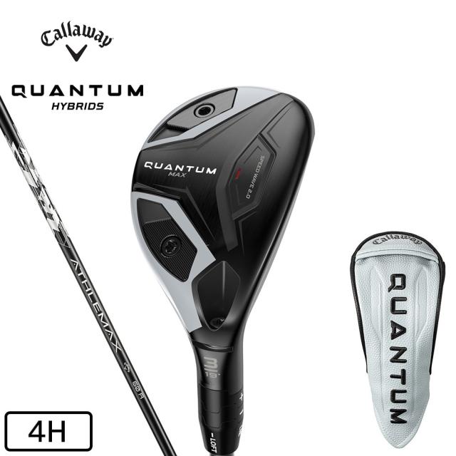 【ポイント5％！5/3 21:00〜22:59限定】キャロウェイ(CALLAWAY)クアンタム QUANTUM MAXユーティリティ(4H ロフト21度)ATHLEMAX 60(…