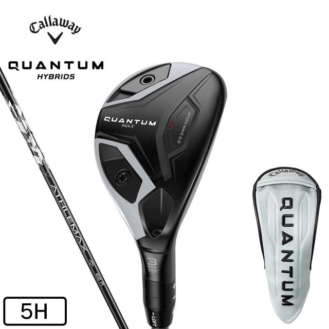 【ポイント5％！5/3 21:00〜22:59限定】キャロウェイ(CALLAWAY)クアンタム QUANTUM MAXユーティリティ(5H ロフト24度)ATHLEMAX 60(…