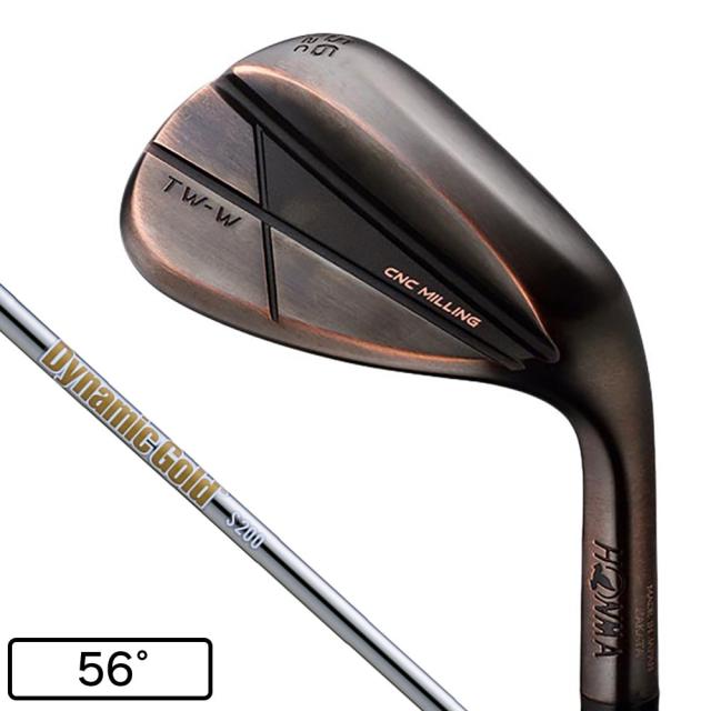 本間ゴルフ(HONMA)ツアーワールド TW-W カッパーメッキ ウェッジ(5612C、ロフト56度)Dynamic Gold…
