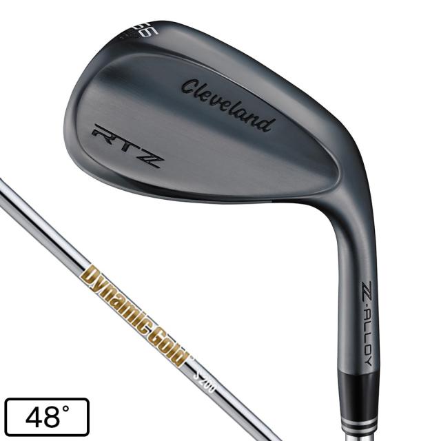 クリーブランド(CLEVELAND)RTZ ブラックサテン ウェッジ(4810 ロフト48度)Dynamic Gold S20…
