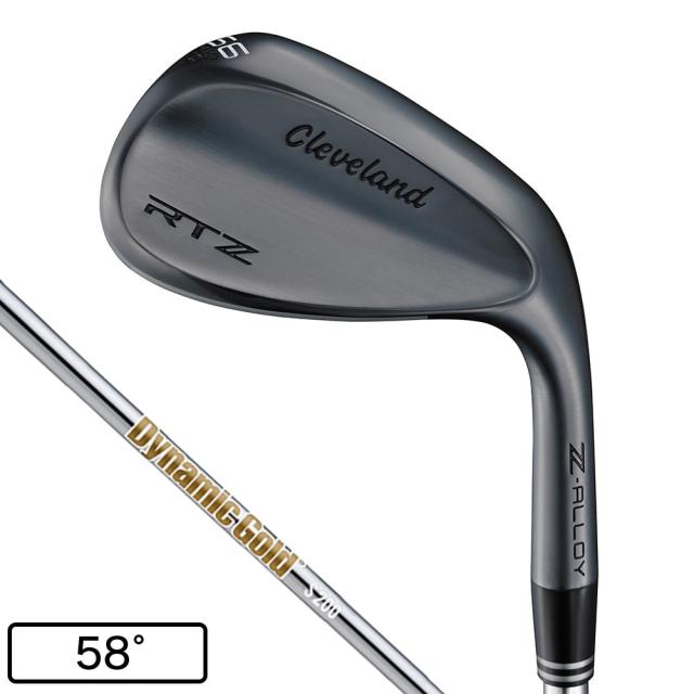 クリーブランド(CLEVELAND)RTZ ブラックサテン ウェッジ(5806 ロフト58度)Dynamic Gold S20…