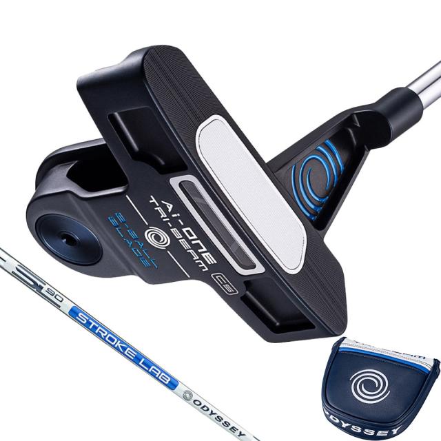 【ポイント5％！5/3 21:00〜22:59限定】オデッセイ(ODYSSEY)Ai-ONE トライビーム 2-BALL BLADE CSパター(ロフト3度)STROKE LAB…
