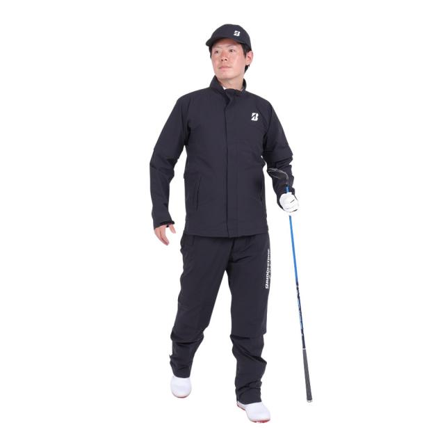 ブリヂストンゴルフ(BRIDGESTONE GOLF)ゴルフウェア アウター 撥水 レインウェア 24SS 水神 レイン上下セ…
