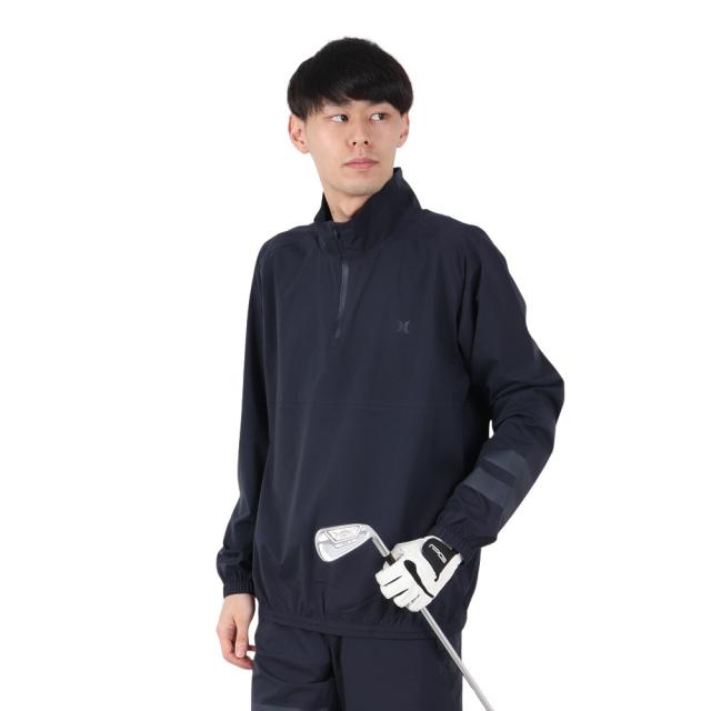 ハーレー(HURLEY)ゴルフウェア アウター 撥水 防風 ファントム レイン 長袖 プルオーバー MGRN251098-OB…