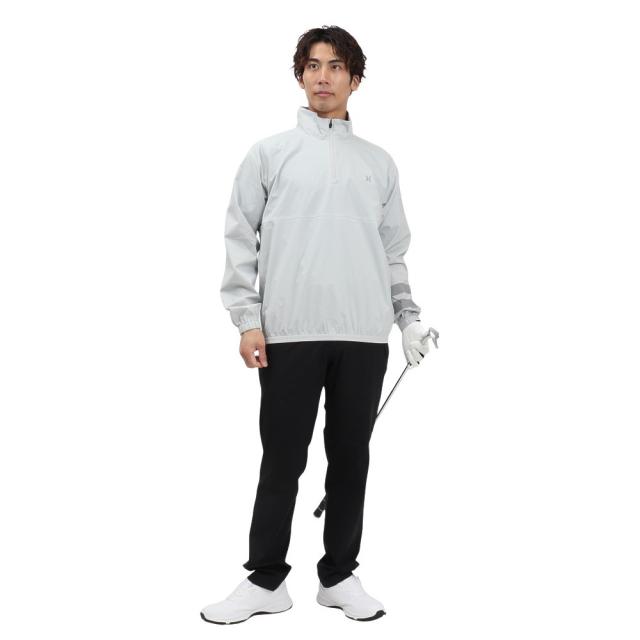 ハーレー(HURLEY)ゴルフウェア アウター 撥水 防風 ファントム レイン 長袖 プルオーバー MGRN251098-SG…_9