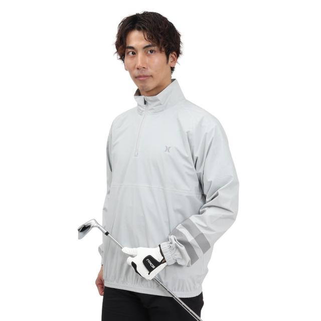 ハーレー(HURLEY)ゴルフウェア アウター 撥水 防風 ファントム レイン 長袖 プルオーバー MGRN251098-SG…
