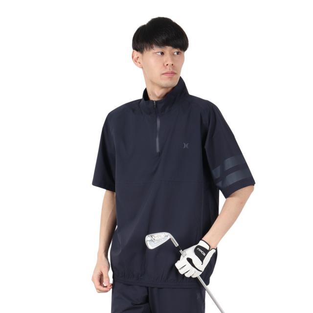 ハーレー(HURLEY)ゴルフウェア アウター 撥水 防風 ファントム レイン 半袖 プルオーバー MGRN251099-OB…