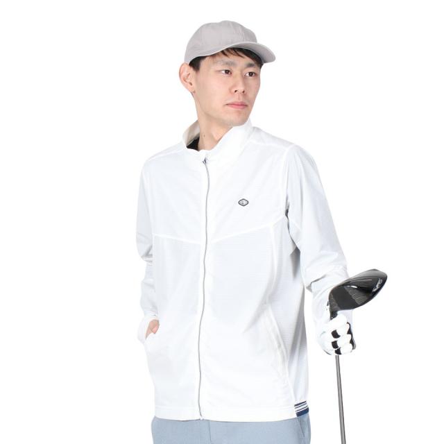 フィドラ(FIDRA)ゴルフウェア アウター 撥水 ライトウェイトブルゾン FD5RTY01 WHT(Men’s)