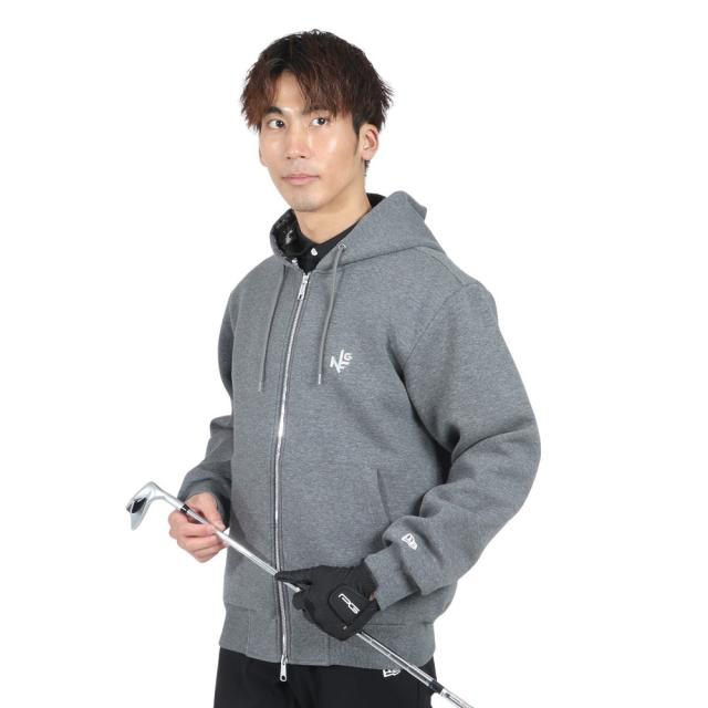 ニューエラ(NEW ERA)ゴルフウェア アウター 保温 テック スウェット フルジップフーディー 14327382(Men’…