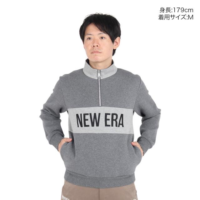 ニューエラ(NEW ERA)ゴルフウェア アウター 保温 テック スウェット ハーフジップ ジャケット 14326384(Me…_1