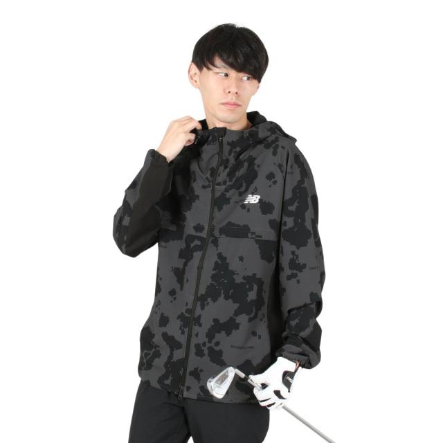 ニューバランス(new balance)ゴルフウェア アウター 撥水 ソフトシェル フルジップ フーディー 012-42200…