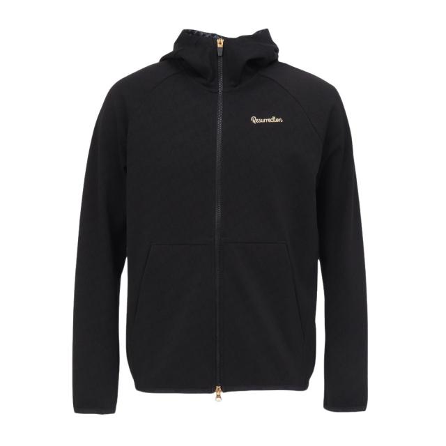 レザレクション(Resurrection)ゴルフウェア アウター GMジャガード ジップアップ 長袖パーカー BD34HD14…