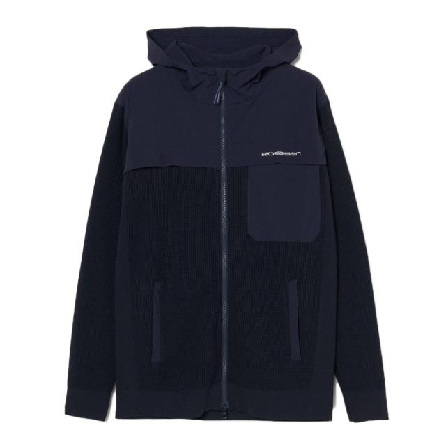 ROSASEN(ROSASEN)ゴルフウェア ニットタフタ フルジップブルゾン 044-53211-25SS-098(Men’…