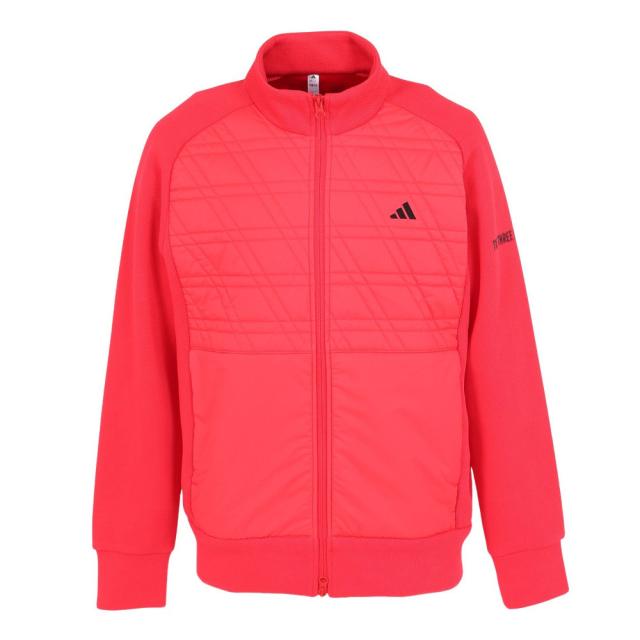 アディダス(adidas)ゴルフウェア アウター 保温 ファブリックミックス フルジップジャケット OFG58-KL5275R…