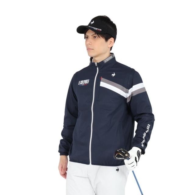 ルコックスポルティフ(lecoqsportif)ゴルフウェア アウター 撥水 2WAYブルゾン LG5SWB00M NV00(…