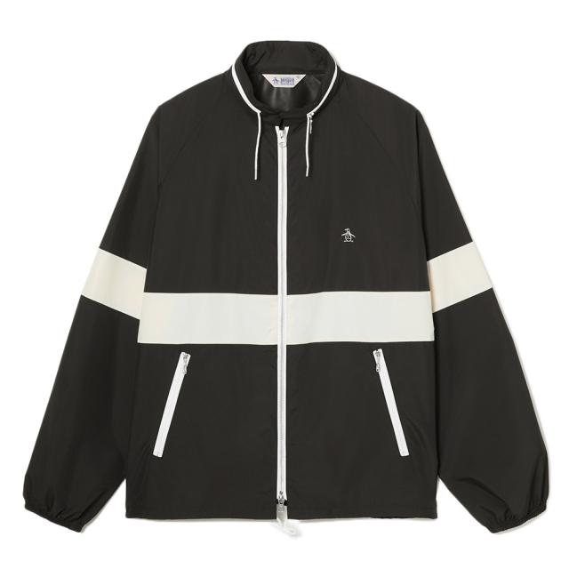 マンシング(MUNSING)ゴルフウェア 60’S ラインブルゾン MU6SJK04M BKGY(Men’s)