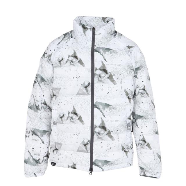 ピン(PING)ゴルフウェア アウター 全方向ストレッチ ボーダー 2WAY 中綿ブルゾン 621-5220003-031(M…