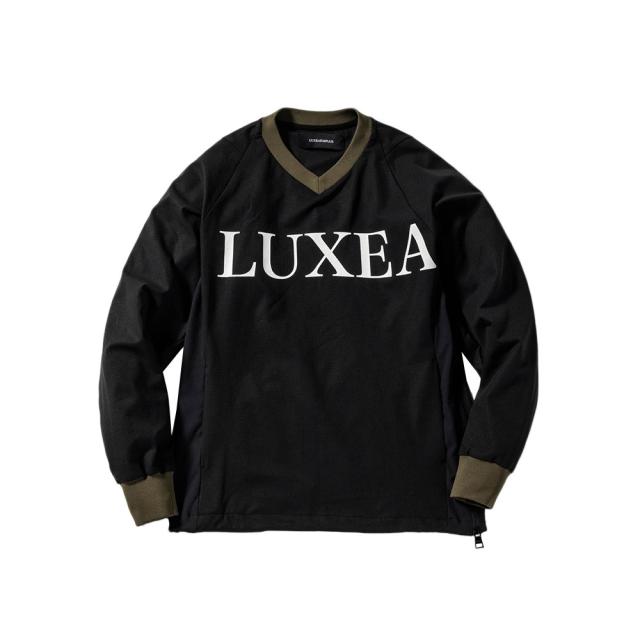リュクスエイケイエムプラス(LUXEAKMPLUS)ゴルフウェア VENTILATED VネックロングスリーブTシャツ LAO…