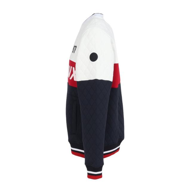 クランク(CLUNK)ゴルフウェア 長袖 キルティングJQプルオーバー CL5STY52 NVY(Men’s)_1