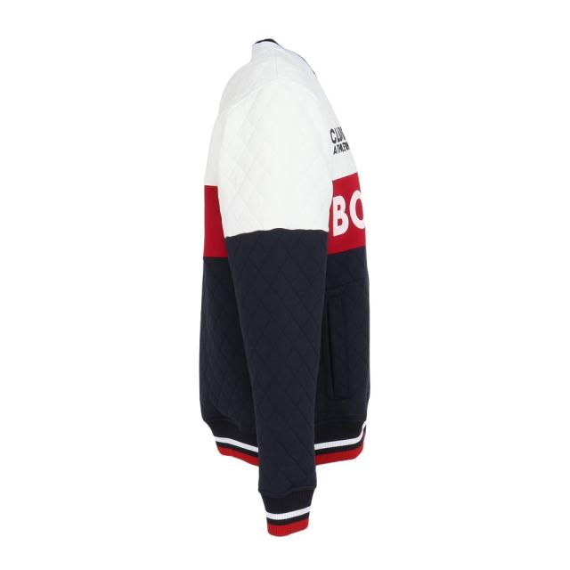 クランク(CLUNK)ゴルフウェア 長袖 キルティングJQプルオーバー CL5STY52 NVY(Men’s)_3