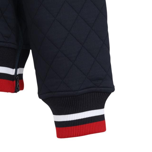 クランク(CLUNK)ゴルフウェア 長袖 キルティングJQプルオーバー CL5STY52 NVY(Men’s)_5