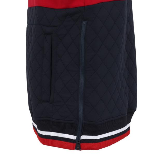 クランク(CLUNK)ゴルフウェア 長袖 キルティングJQプルオーバー CL5STY52 NVY(Men’s)_6
