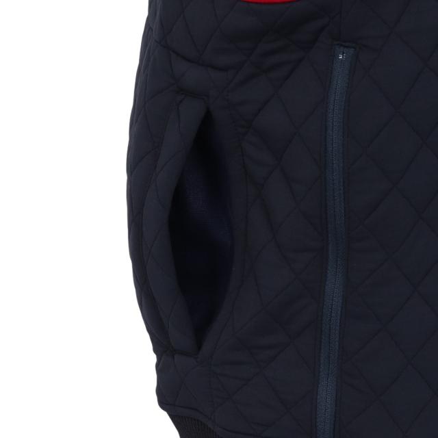 クランク(CLUNK)ゴルフウェア 長袖 キルティングJQプルオーバー CL5STY52 NVY(Men’s)_7