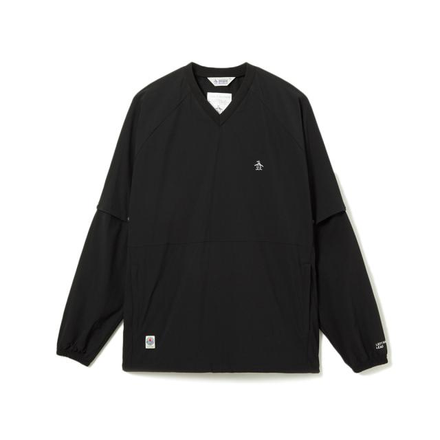 マンシング(MUNSING)ゴルフウェア USA Utility プルオーバージャケット MU5FJK03M BK00(Men…