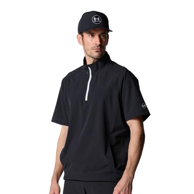 アンダーアーマー(UNDER ARMOUR)ゴルフウェア アウター ハーフジップジャケット DRIVE WIND 601253…