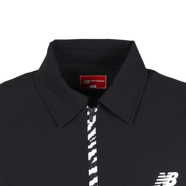 ニューバランス(new balance)ゴルフウェア 半袖 ハーフジップ シャツ OUTER 012-6121001-010(…_4