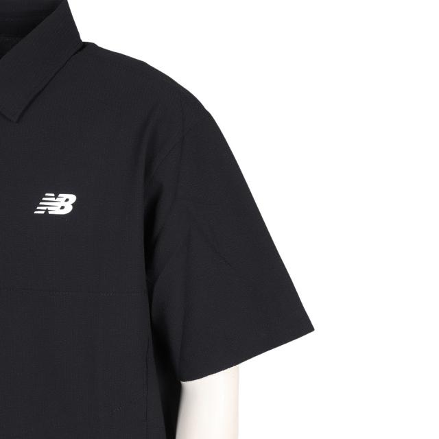ニューバランス(new balance)ゴルフウェア 半袖 ハーフジップ シャツ OUTER 012-6121001-010(…_5