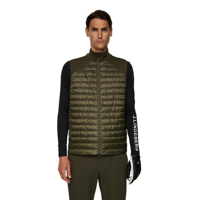 J.LINDEBERG(J.LINDEBERG)ゴルフウェア Hayden Quilt ハイブリッドパデッドベスト 071-4…