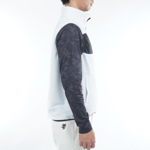 アドミラル ゴルフ(Admiral GOLF)ゴルフウェア リバーシブル ボアベスト ADMA578-WHT(Men’s)_5