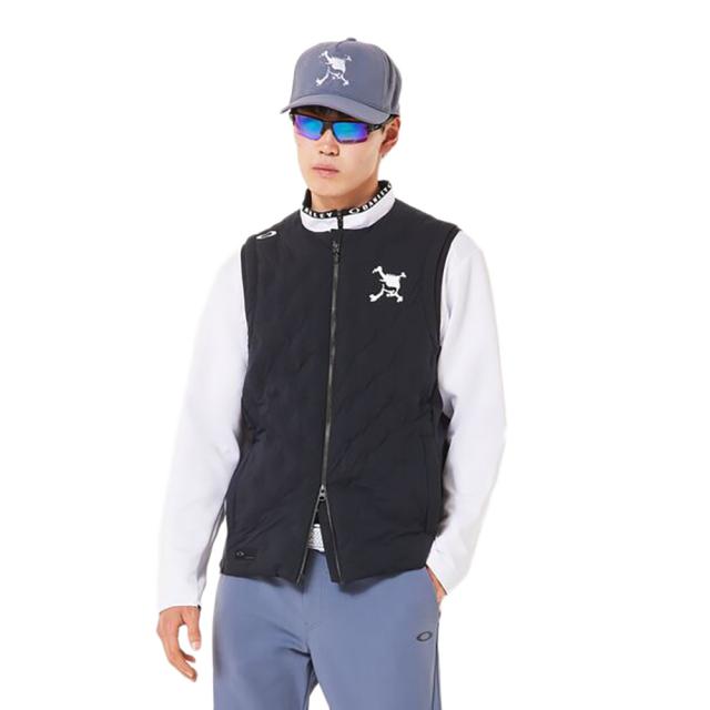 オークリー(OAKLEY)ゴルフウェア 防寒 SKULL TUBULAR PUFF ベスト FOA408236-02E(Men…