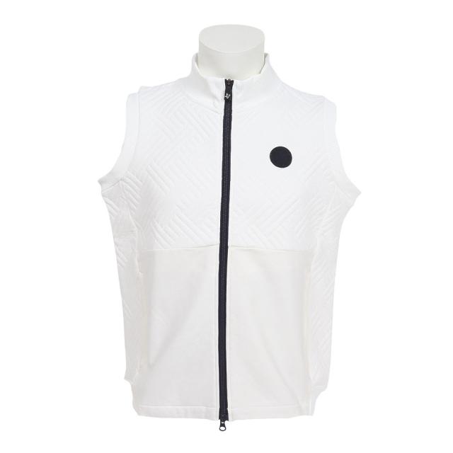 クランク(CLUNK)ゴルフウェア 保温 キルトJQコンビベスト CL5STK51 WHT(Men’s)