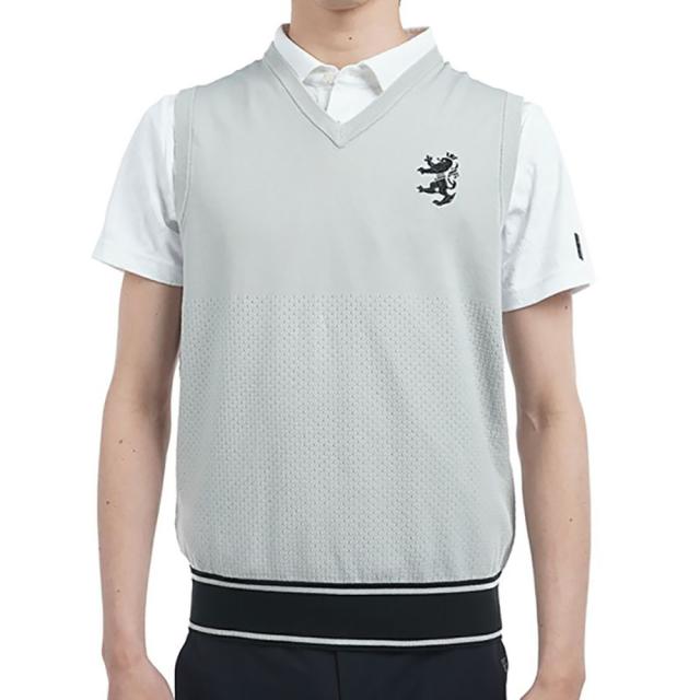 アドミラル ゴルフ(Admiral GOLF)ゴルフウェア ポリエステル ニットベスト ADMA512-LGRY(Men’s)