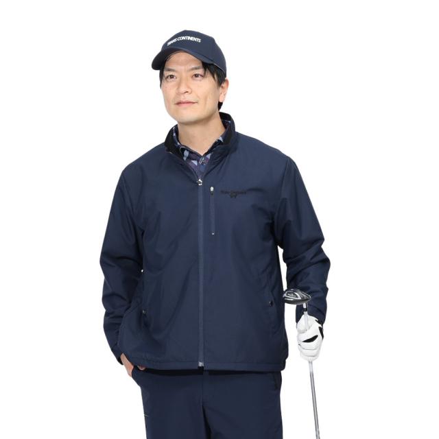 トランスコンチネンツ(TRANS CONTINENTS)ゴルフウェア アウター 撥水 裏メッシュ 起毛 フルジップアウター X…
