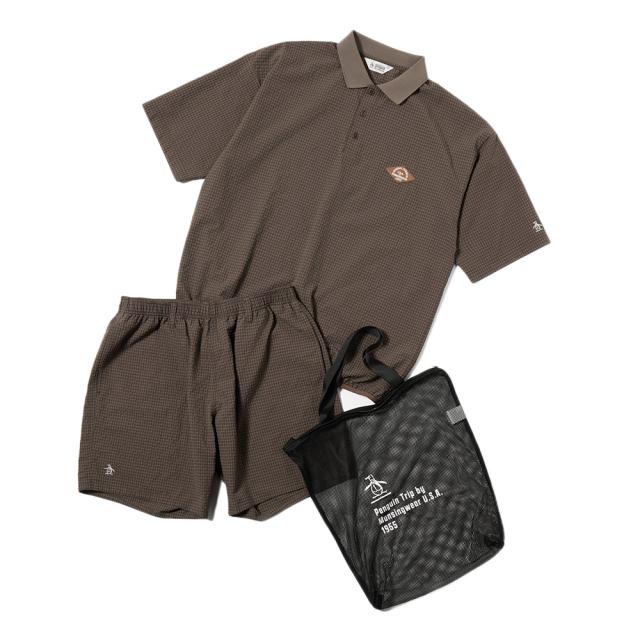 マンシングウエア(MUNSINGWEAR)ゴルフウェア ショートスリーブ ユーティリティ3ピースセットアップ MU6SJK03…