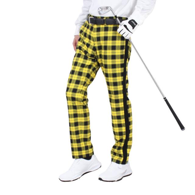 【ポイント5％！2/23 21:00〜22:59限定】キャロウェイ(CALLAWAY)ゴルフウェア 8WAYストレッチ 微起毛チェック柄テーパードパンツ C23226111-106…