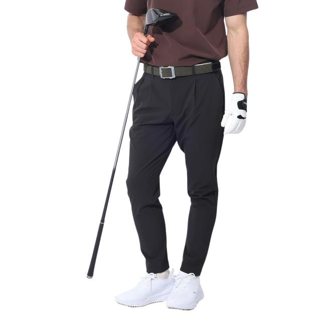 【ポイント5％！2/23 21:00〜22:59限定】プーマ(PUMA)ゴルフウェア 吸汗速乾 EXストレッチワイドテーパードパンツ 631004-01(Men’s)