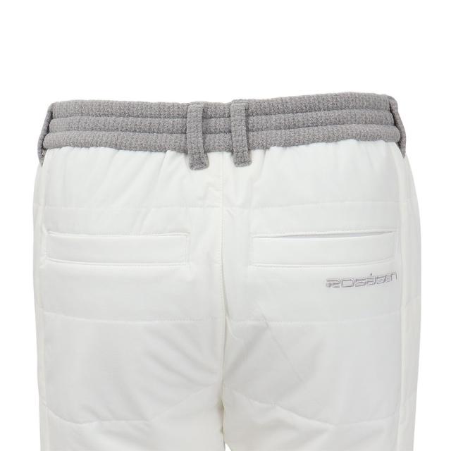 ROSASEN(ROSASEN)ゴルフウェア 蓄熱保温 変形カノコ裏起毛 タフタパンツ 044-72112-013-24AW(…_5