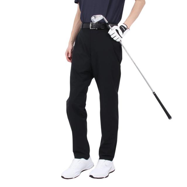 マンシング(MUNSING)ゴルフウェア ストレッチ ワンポイント刺繍 フルレングスパンツ MG5SLP81M BK00(Me…